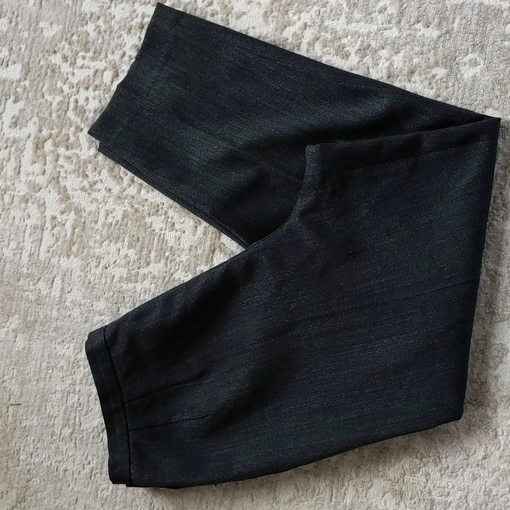 Talbots Heathered Wool Lined Trousers 14 P Black